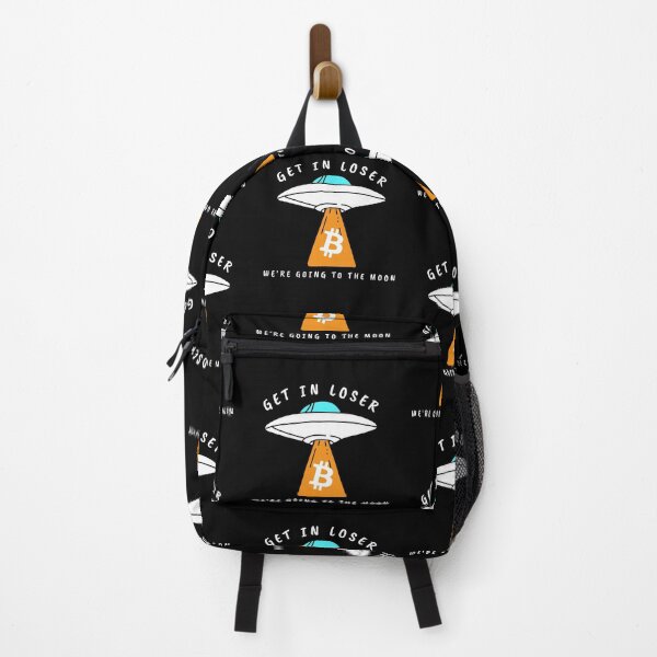 Item preview, Bitcoin Get In Loser We're Going To The Moon Crypto BTC Cryptocurrency designed and sold by Bitcoin-Fashion.