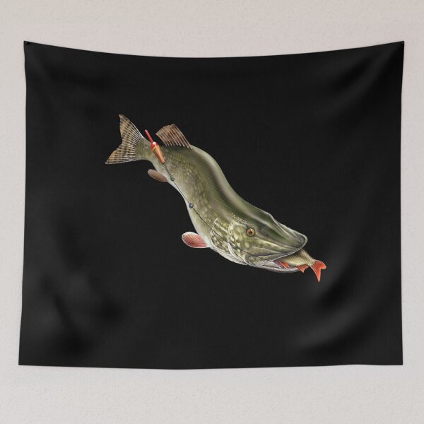 Item preview, Northern Pike Fishing Fisherman designed and sold by MarkusShirts.