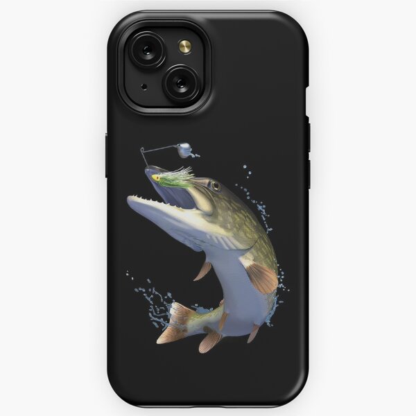 Unshackle Fashion with our Northern Pike Face iPhone Case