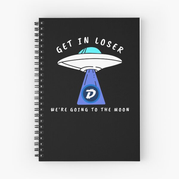 Item preview, Digibyte Get In Loser We're Going To The Moon Crypto DGB Cryptocurrency designed and sold by Bitcoin-Fashion.