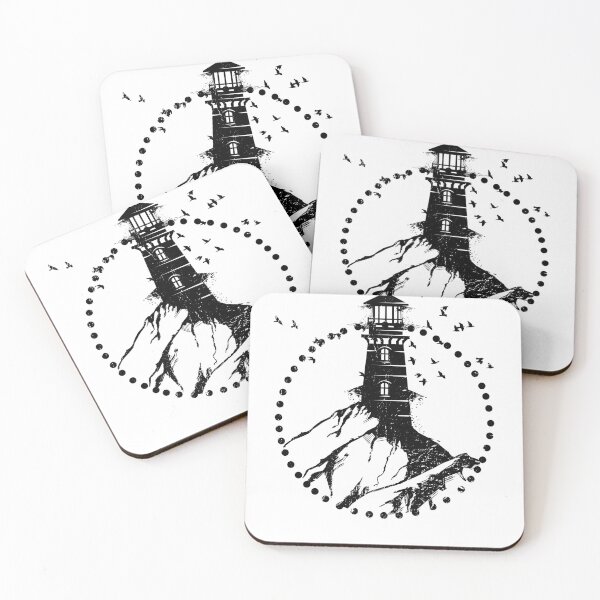 Item preview, Lighthouse Maritime Nautical Retro Coast Sea designed and sold by shurikaner.