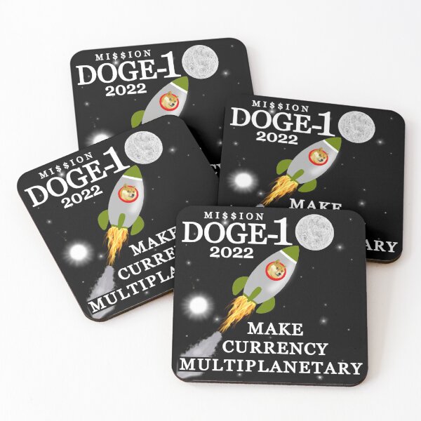 Item preview, Doge-1 Space Lunar Mission Make Currency Multiplanetary designed and sold by JG0024.