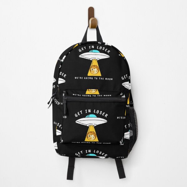 Item preview, Dogecoin Get In Loser We're Going To The Moon Crypto DOGE Cryptocurrency designed and sold by Bitcoin-Fashion.
