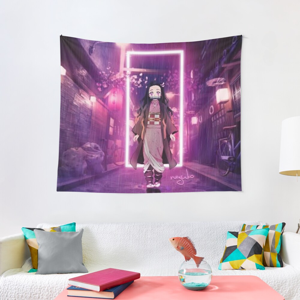 Nezuko tapestry discount