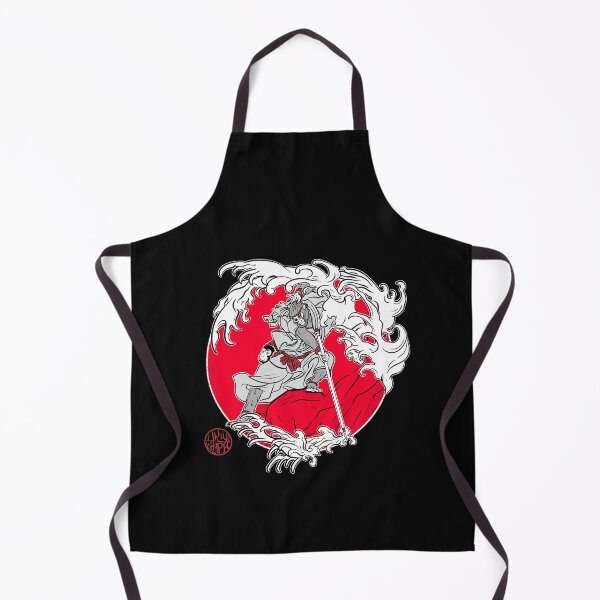 Item preview, Japanese warrior monkey and waves designed and sold by Ukiyograph.