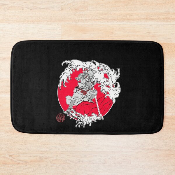 Item preview, Japanese warrior monkey and waves designed and sold by Ukiyograph.