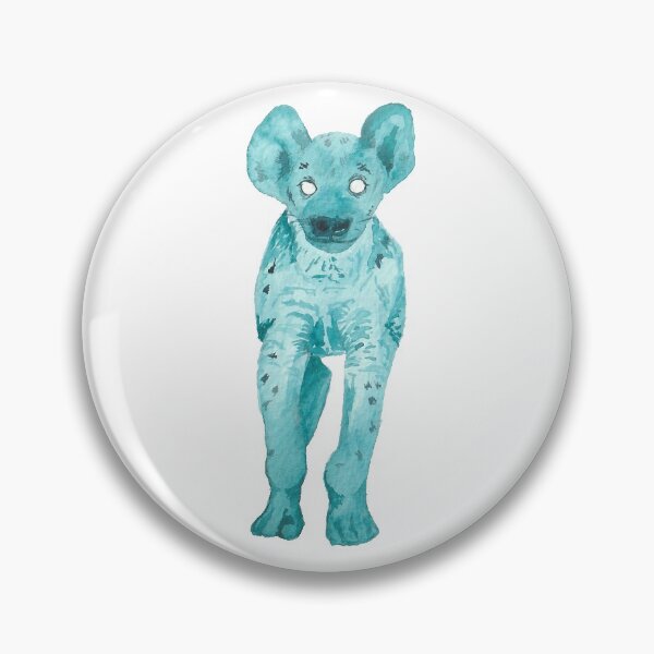 Item preview, Turquoise Hyena Cub designed and sold by OneFishArt.