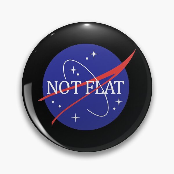 Item preview, NASA Not Flat We Checked designed and sold by StickersHub94.