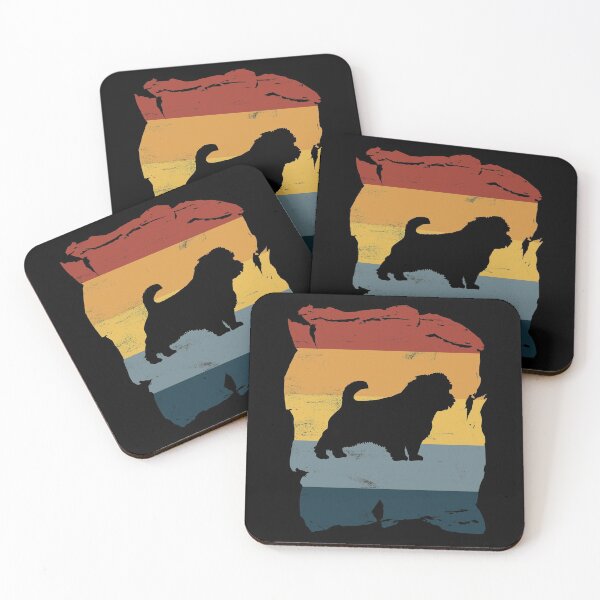 Item preview, Norfolk Terrier Distressed Vintage Retro Silhouette designed and sold by DoggyStyles.