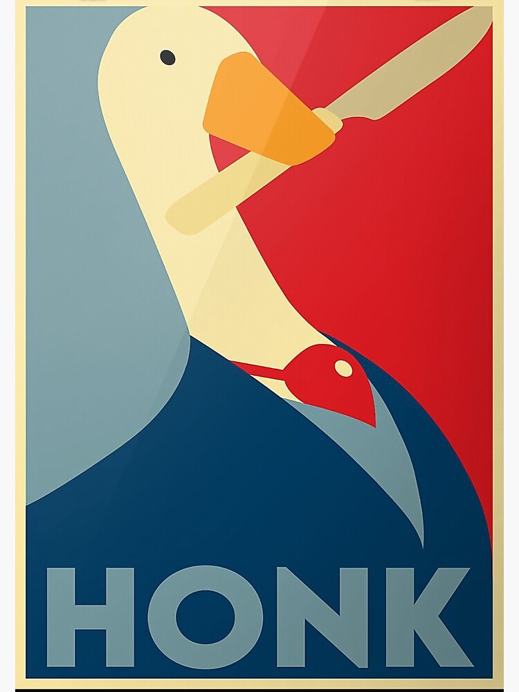 Goose Honk - Untitled Goose Game - Posters and Art Prints