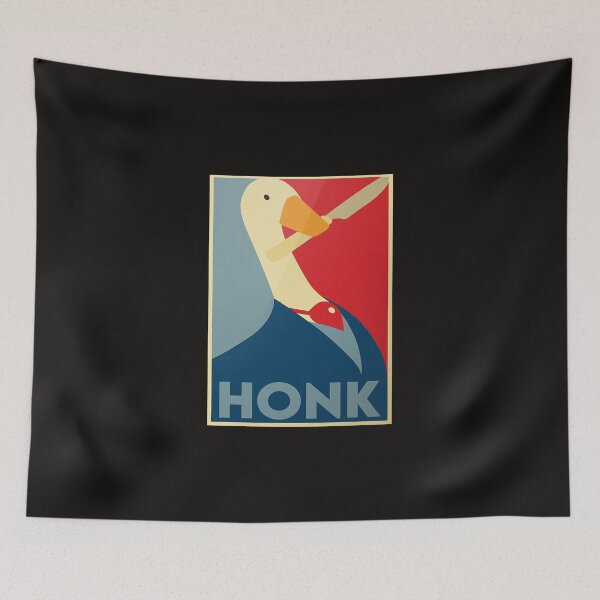 Item preview, Goose Game Honk Poster designed and sold by WeraWWieczorek.