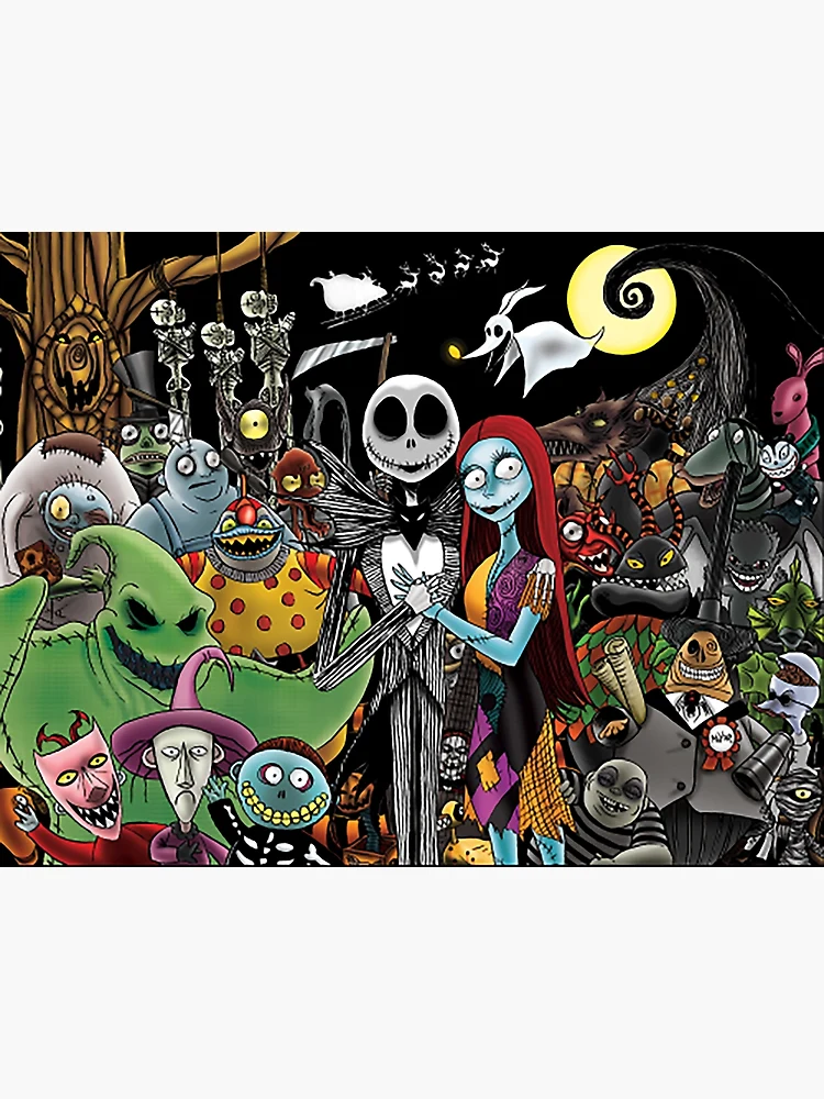 The Nightmare Before Christmas Jigsaw Puzzle for Sale by marymaldonaS