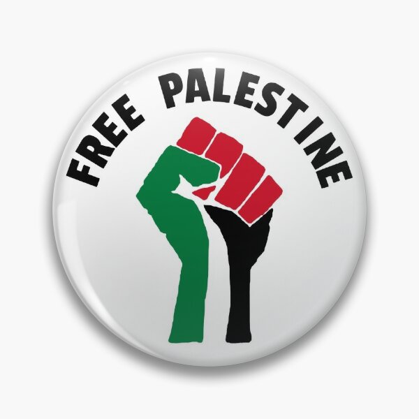 Free Palestine Raised Fist Pin for Sale by jacquesi97