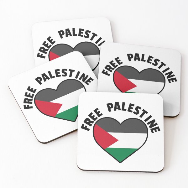 Item preview, Free Palestine Heart Black Text designed and sold by jacquesi97.