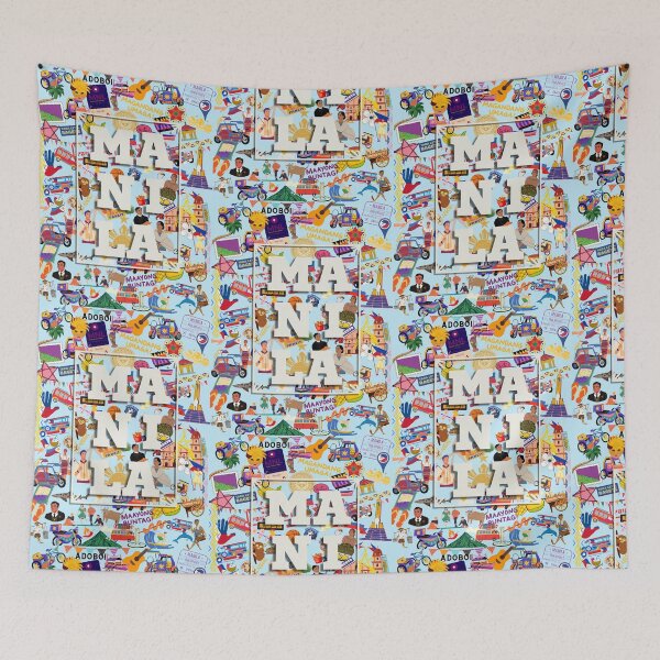 Item preview, Manila Philippines Doodle designed and sold by MyPrintCharming.