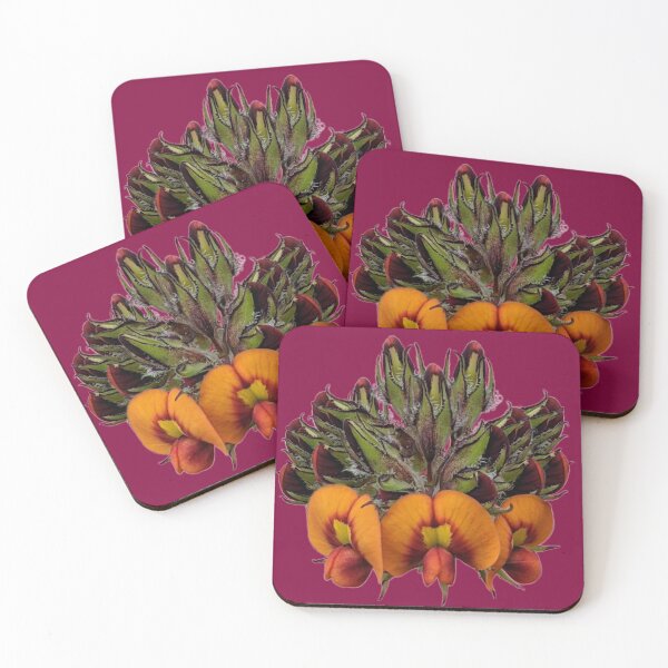 Item preview, Orange Pea Flower designed and sold by Anne-Maree Hunter.