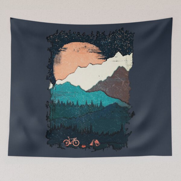 Item preview, Gravel Travel In The Mountains designed and sold by tabemisa.