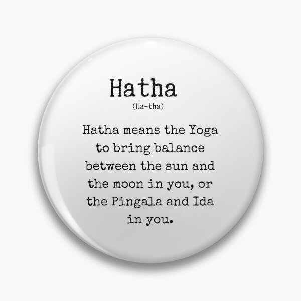 Item preview, Hatha yoga text designed and sold by eyoginminimal.