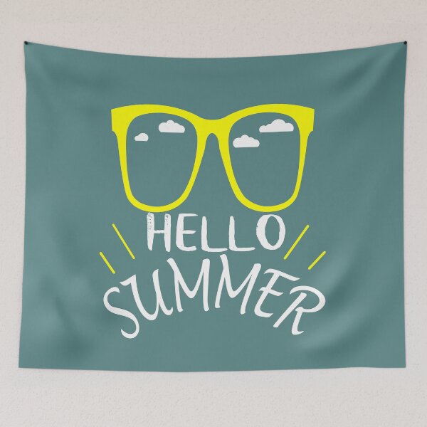 Item preview, Sommer T-Shirt, Hello Summer designed and sold by AMZIL-ZA.