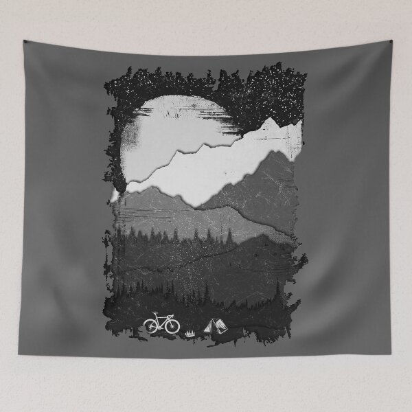 Item preview, Gravel Travel In The Mountains designed and sold by tabemisa.