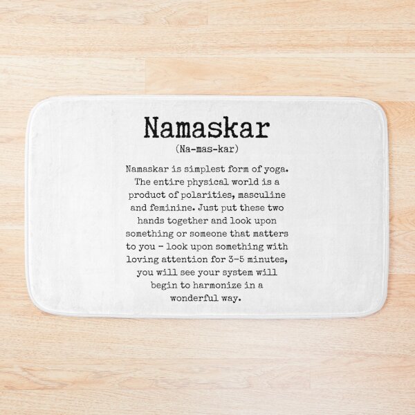 Item preview, Namaskar yoga text designed and sold by eyoginminimal.