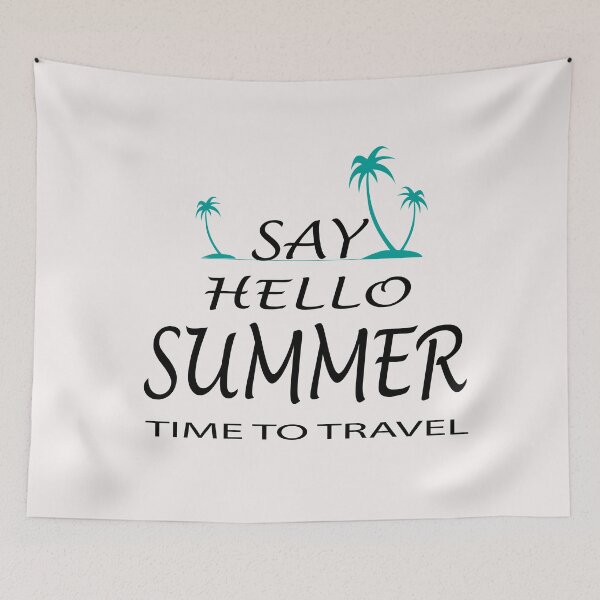 Item preview, Sommer T-Shirt, Hello Summer designed and sold by AMZIL-ZA.