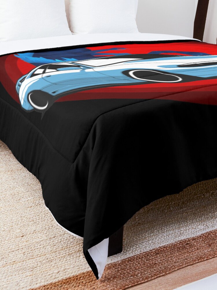 Alternate view of R32 blue Godzilla Comforter