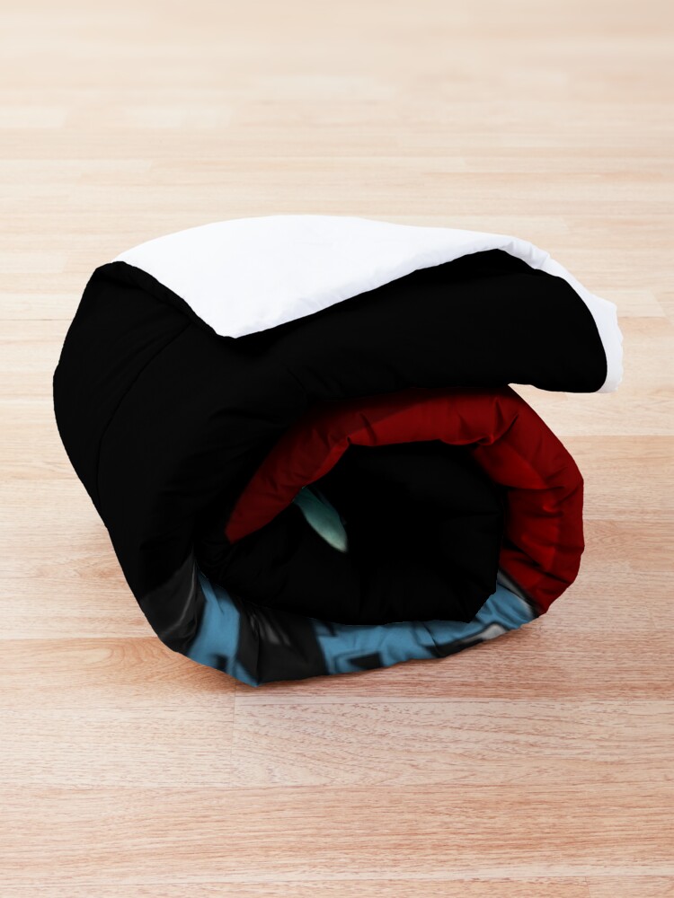 Alternate view of R32 blue Godzilla Comforter