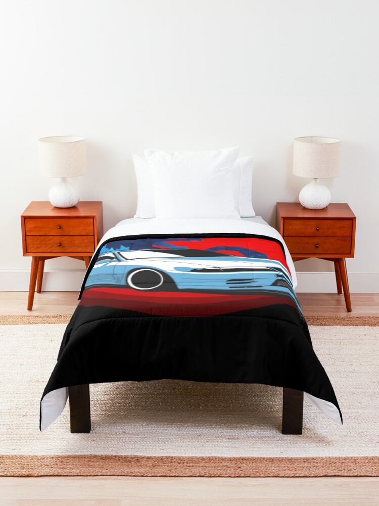 Alternate view of R32 blue Godzilla Comforter