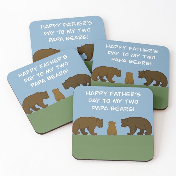Item preview, 2 Dads Father’s Day Card designed and sold by Citrus-Flower.