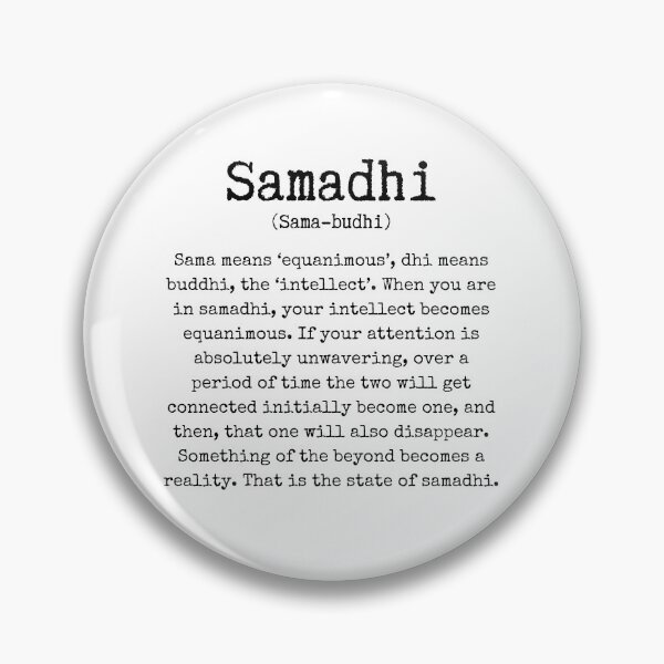 Item preview, Samadhi yoga text designed and sold by eyoginminimal.