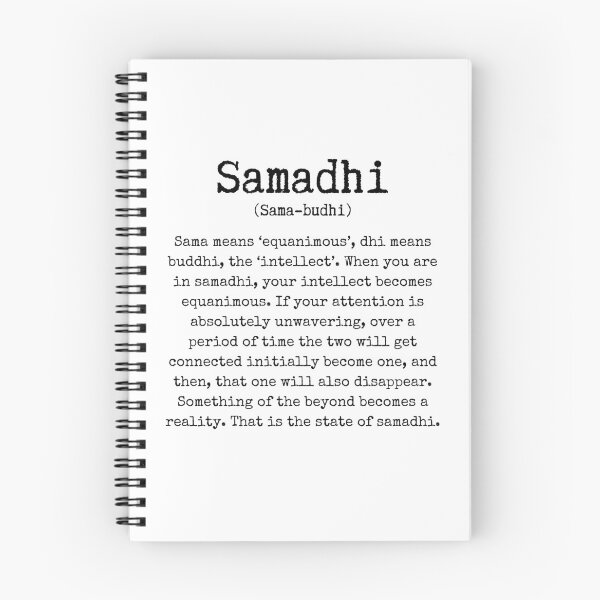 Item preview, Samadhi yoga text designed and sold by eyoginminimal.