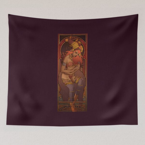 Item preview, Fanart: Alexstrasza in Art Nouveau style designed and sold by AlexaelArtworks.