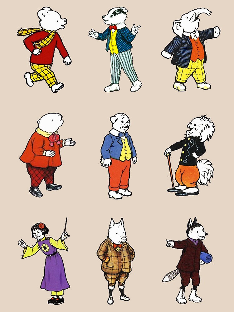 "Rupert and friends" Tshirt by theclassics Redbubble rupert t