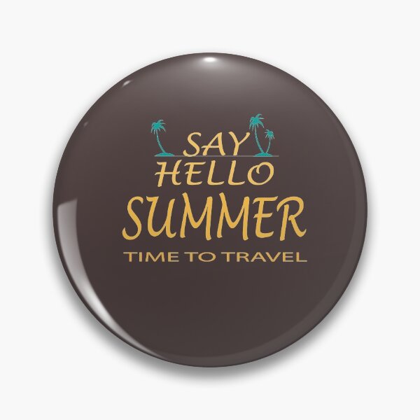 Item preview, Sommer T-Shirt, Say Hello Summer  designed and sold by AMZIL-ZA.