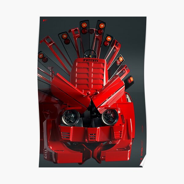 PETROLTRIBES ferrari 02 Poster