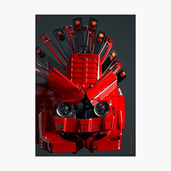PETROLTRIBES ferrari 02 Photographic Print