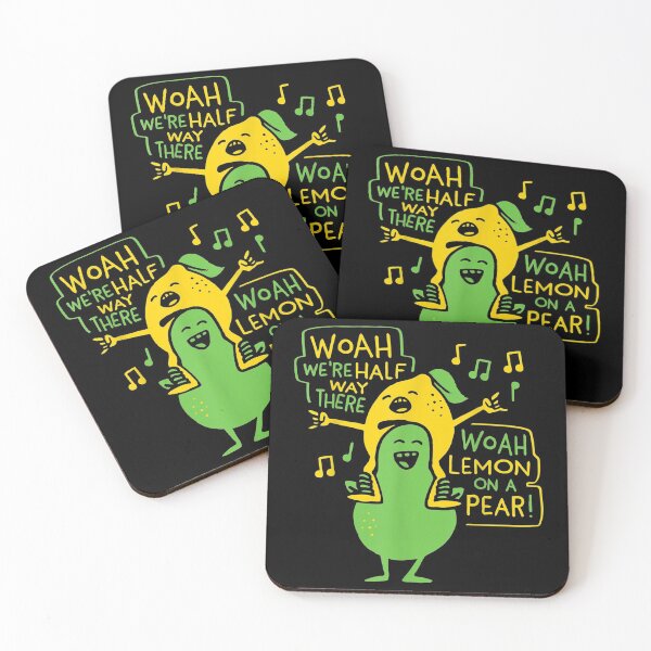 Item preview, Woah We're Halfway There Woah Lemon On A Pear designed and sold by pillvideo.