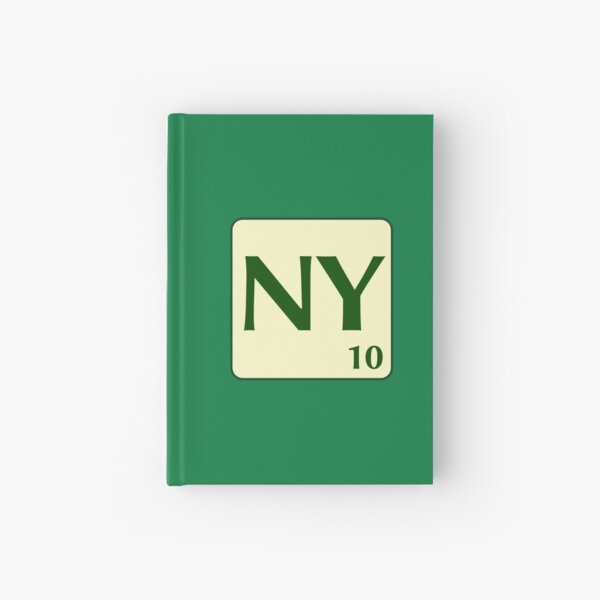 Ficha de Scrabble NY de 10 puntos Cuaderno de tapa dura