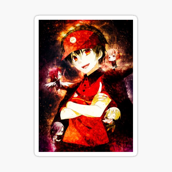 The Devil Is A Part Timer Hataraku Maou-sama! Posters White Paper Anime Art  Painting Pictures Home Room Wall Decor Aesthetic - AliExpress