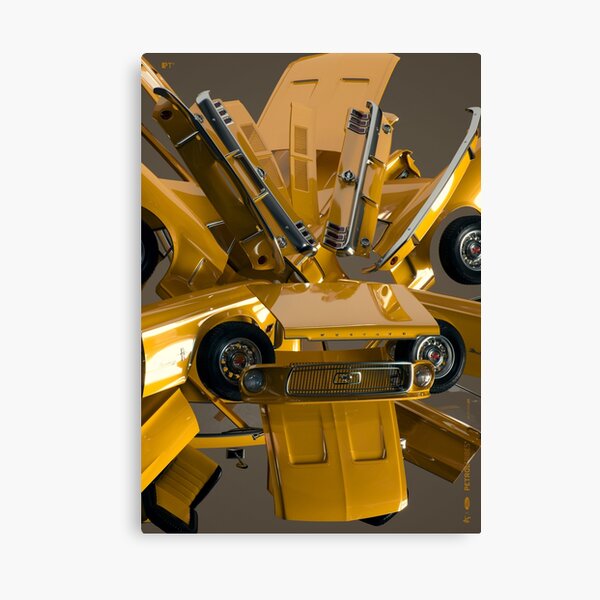 PETROLTRIBES mustang 01 Canvas Print