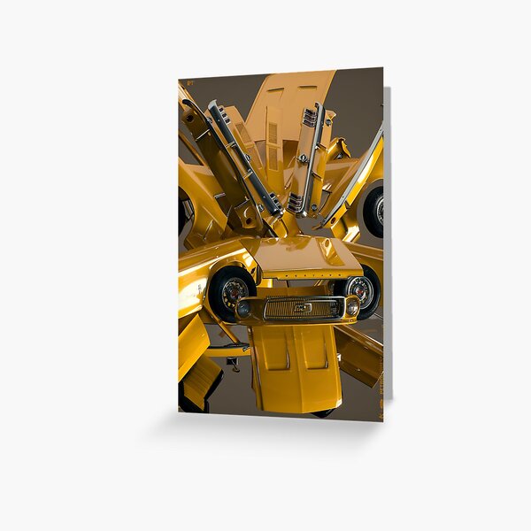 PETROLTRIBES mustang 01 Greeting Card