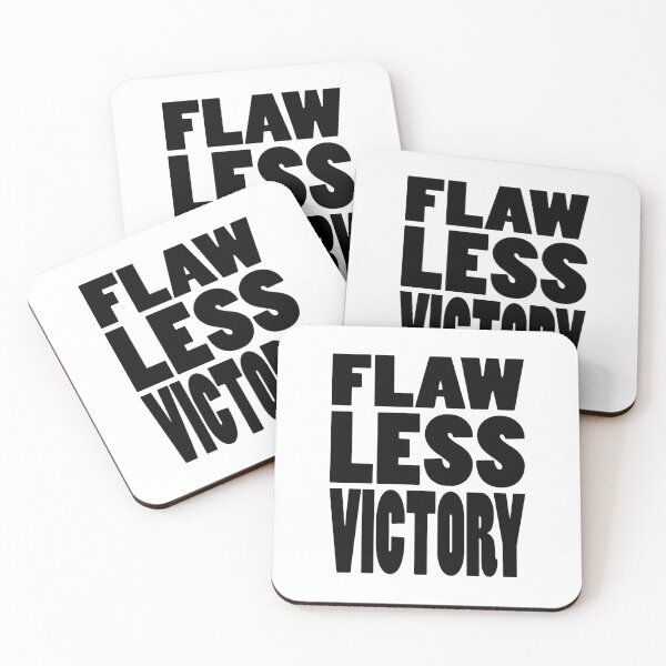 Item preview, FLAWLESS VICTORY | Gaming geeky typography designed and sold by Cevil.
