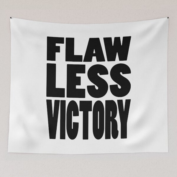 Item preview, FLAWLESS VICTORY | Gaming geeky typography designed and sold by Cevil.