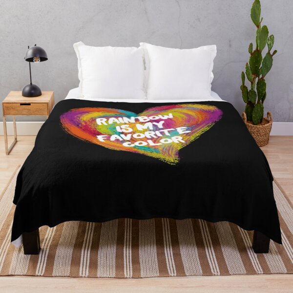 Item preview, My favorite color is rainbow, rainbow is my favorite color, colorful heart designed and sold by Click-Like.