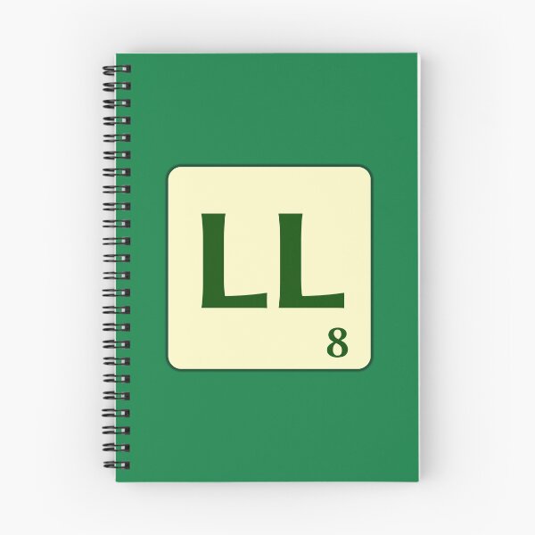 Item preview, 8 point LL Scrabble tile designed and sold by fgrdisseny.
