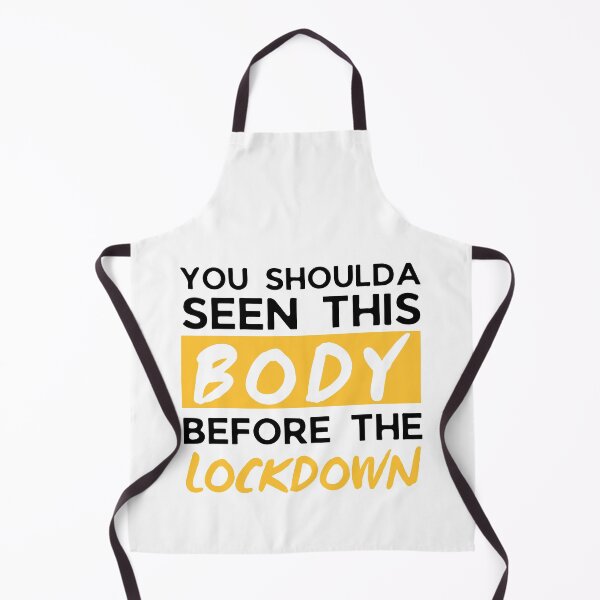 Item preview, Funny Lockdown Body 2021 Joke, Funny Quarantine 2021 Joke, Covid19 Joke, Funny Fat Joke, Funny Skinny Joke, Self Deprecating Humor designed and sold by ladylaughprints.