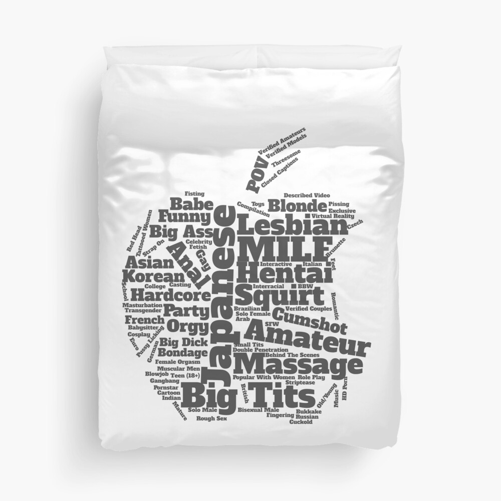 Porn wording print in apple shape/