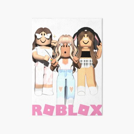 Roblox Girl Wall Art Redbubble - roblox beautiful girls