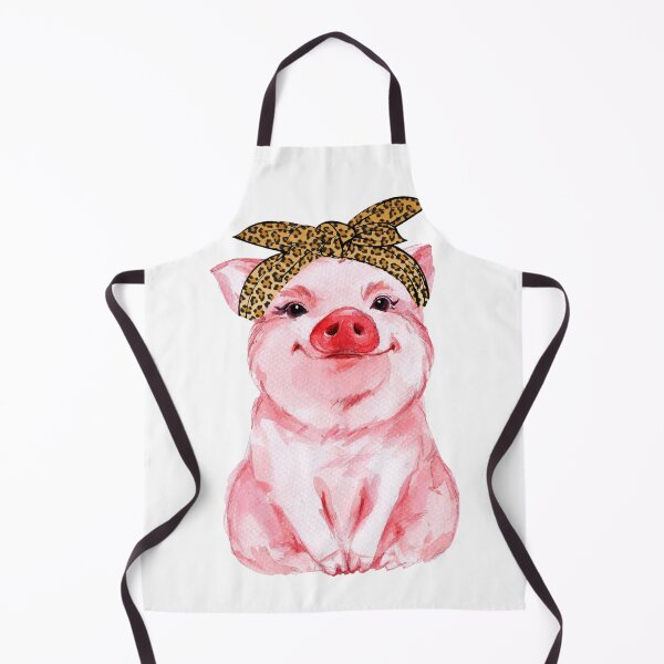 Item preview, Cute pig with bandana leopard awesome gift for women and girls designed and sold by Titmit.